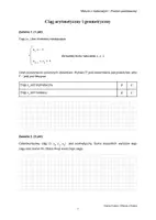 zapowiedź - Karta pracy - Ciąg arytmetyczny i geometryczny - matura PP - strona 1