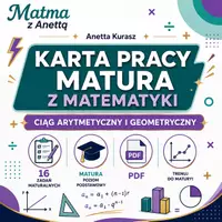 zapowiedź - Karta pracy - Ciąg arytmetyczny i geometryczny - matura PP - obwoluta