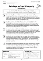 Vorschau - Arbeitsblätter - Lesen Herbst Deutsch Klasse 5 6 - Seite 2