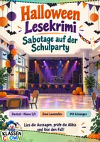 Vorschau - Arbeitsblätter - Lesen Herbst Deutsch Klasse 5 6 - Deckblatt