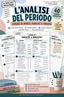anteprima - Esercizi - Analisi del Periodo – 40 Schede Oper.per Secondaria di Primo Grado - Pagina di copertina