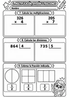 Vista previa - Hojas de trabajo - Prueba inicial de Matemáticas 4.º de Primaria Evaluación + solucionario - página 3