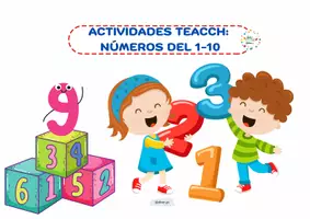 Vista previa - Refuerzo / NEE / Materiales de apoyo - MATERIAL TEACCH NÚMEROS DEL 1-10 - Portada