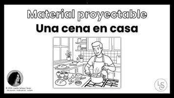 Vorschau - Arbeitsblätter - SUPERPACK Spanisch A1: Una cena en casa (90 Min.) - Seite 1
