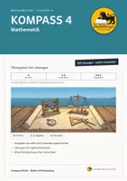 Vorschau - Test - KOMPASS 4 Übungstest Mathematik – 22 Aufgaben, Lösungen, Auswertung | Klasse 4 BW - Deckblatt