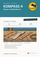 Vorschau - Arbeitsblätter - KOMPASS 4 Themenset Mathematik – Muster und Strukturen, 60 Aufgaben | Klasse 4 BW - Deckblatt