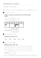 Vorschau - Test - KOMPASS 4 Orientierungstest Mathematik – 12 Aufgaben mit Lösungen | Klasse 4 BW - Seite 3