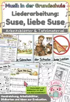 Vorschau - Stundenentwürfe - Suse, liebe Suse – Liederarbeitung | Bildkarten, Liedblatt, Leporello & Hörübungen - Deckblatt