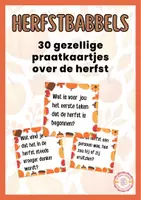 Voorbeeld - Herfstbabbels | Praten over de herfst, groep 3-6 - Voorblad