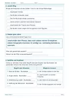 Vorschau - Arbeitsblätter - Arbeitsblatt Religion Klasse 3 – Josef und seine Brüder - Seite 1