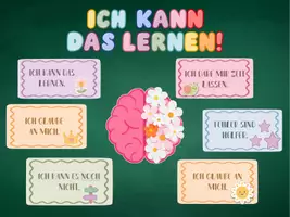 Vorschau - Fördermaterial/Inklusion - Ich kann das lernen ! | Affirmation - Deckblatt