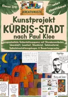 Vorschau - Stundenentwürfe - Kürbis-Stadt nach Paul Klee - Kreativkiste | Kunstprojekt Klasse 3/4 - Deckblatt