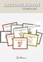 Vorschau - Bildkarten - 20 Kreisspielkarten für den Morgenkreis | Canva-Vorlage - Deckblatt