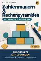 Vorschau - Unterrichtsreihen - Zahlenmauern & Rechenpyramiden | Mathematik Klasse 5/6 | Premium-Arbeitsheft mit Lösungen - Deckblatt