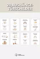 Vorschau - Anderer Materialtyp - 20 Türschilder I Kita Aushänge zum Ausdrucken - Deckblatt