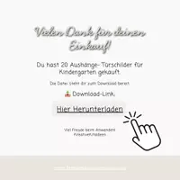 Vorschau - Anderer Materialtyp - 20 Türschilder I Kita Aushänge zum Ausdrucken - Seite 1