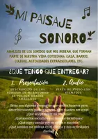 Vista previa - Unidades / Secuencias / Situaciones de Aprendizaje - ABP | Mi Paisaje Sonoro | Proyecto Completo - Portada