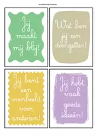 Voorbeeld - Complimentenkaartjes - Pagina 1