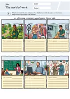 Vorschau - Arbeitsblätter - Jobs and job descriptions - the world of work (Arbeitsblätter & Präsentation) - Seite 1