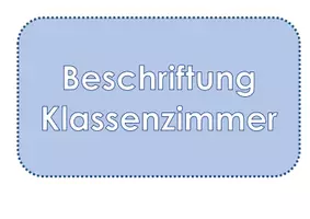 Vorschau - Poster - Materialpaket Klassenzimmerbeschriftung + Tafelkalender - Seite 1
