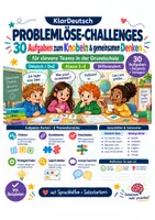 Vorschau - Arbeitsblätter - Problemlöse-Challenges – 30 Aufgaben zum Knobeln - Deckblatt