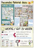 Vorschau - Poster - Klassendienste Schilder - Helfende Hände / Klassenmanagement Dienst Ämter - Seite 1