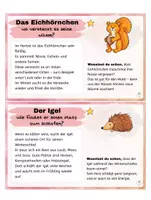 Vorschau - Stundenentwürfe - Herbstliche Lesekartei - Spannende Fragen und interessante Antworten - im Herbst - Seite 3