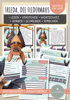 Vorschau - Arbeitsblätter - Frieda, die Fledermaus – Lesen & Verstehen - Deckblatt