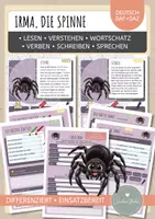 Vorschau - Arbeitsblätter - Irma, die Spinne – Lesen & Verstehen - Deckblatt