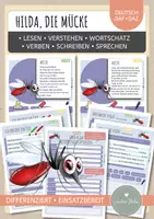 Vorschau - Arbeitsblätter - Hilda, die Mücke – Lesen & Verstehen - Deckblatt