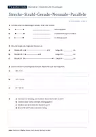 Vorschau - Arbeitsblätter - Strecke - Stahl - Gerade - Normale - Parallele - Seite 3