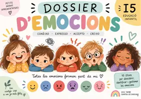 Vista previa - Hojas de trabajo - Dossier d’emocions I5 10 fitxes per treballar les emocions a Infantil - Portada