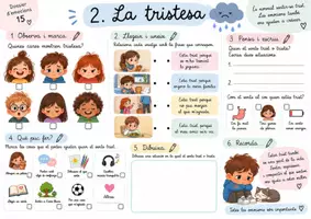 Vista previa - Hojas de trabajo - Dossier d’emocions I5 10 fitxes per treballar les emocions a Infantil - página 2