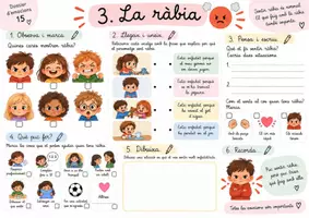 Vista previa - Hojas de trabajo - Dossier d’emocions I5 10 fitxes per treballar les emocions a Infantil - página 3