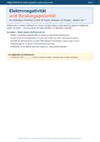 Vorschau - Unterrichtsreihen - Elektronegativität & Bindungspolarität (Dipole) - Deckblatt