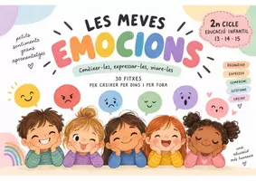 Vista previa - Hojas de trabajo - Les meves emocions 💛💙❤️ Dossier d’educació emocional d’I3, I4 i I5 - Portada