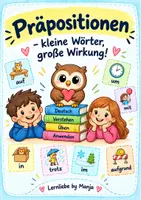 Vorschau - Poster - Präpositionen - kleine Wörter, große Wirkung! Merklätter - Deckblatt