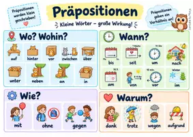 Vorschau - Poster - Präpositionen - kleine Wörter, große Wirkung! Merklätter - Seite 3