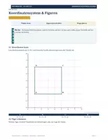 Vorschau - Unterrichtsreihen - Koordinatensystem & Figuren | Mathematik Klasse 5/6 | Arbeitsheft mit Lösungen - Seite 1