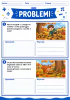 anteprima - Esercizi - Problemi autunnali classe seconda - Pagina 1