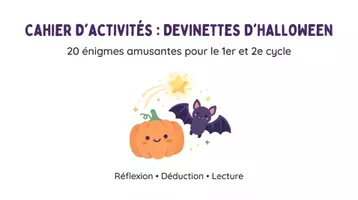 Aperçu - Jeux - Devinettes d’Halloween amusantes | 1er & 2e cycle - Page 1