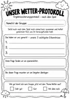 Vorschau - Arbeitsblätter - Wetter-Gesprächsbrettspiel 🎲☀️ zur Wiederholung zum Thema Wetter - Seite 3