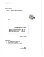 Vorschau - Arbeitsblätter - Italiano_Erste Klausur_EF - Seite 1