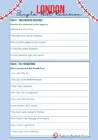 Vorschau - Arbeitsblätter - Simple Past – London Edition 🇬🇧 | Englisch Klasse 7 - Seite 2