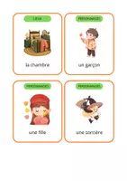 Aperçu - Cartes / Images - cartes à raconter automne - Page de couverture