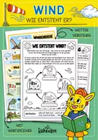 Vorschau - Arbeitsblätter - Wind 🌬️🍃 Wie entsteht er? Arbeitsblatt-Set zur Windentstehung und Windstärke - Deckblatt
