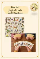 Vorschau - Spiele - Quartett-Lernspiel für Englisch PETS (Have you got...?)/ DaZ Haustiere - Deckblatt