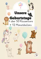 Vorschau - Anderer Materialtyp - Geburtstagsballons 50+ Klassentiere (Deko, Organisation) - Deckblatt