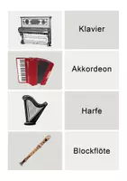 Vorschau - Arbeitsblätter - FINDE DIE PAARE Musikinstrumente für den Musikunterricht - Seite 3