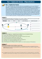 Vorschau - Arbeitsblätter - Die Keplerschen Gesetze – Arbeitsblätter für den Physikunterricht (Astronomie, Klasse 9/10) – Physik, Klasse 9–10 - Seite 3